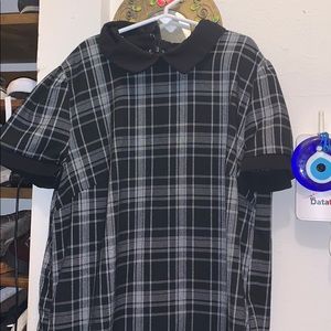 Forever 21 gingham collared dress